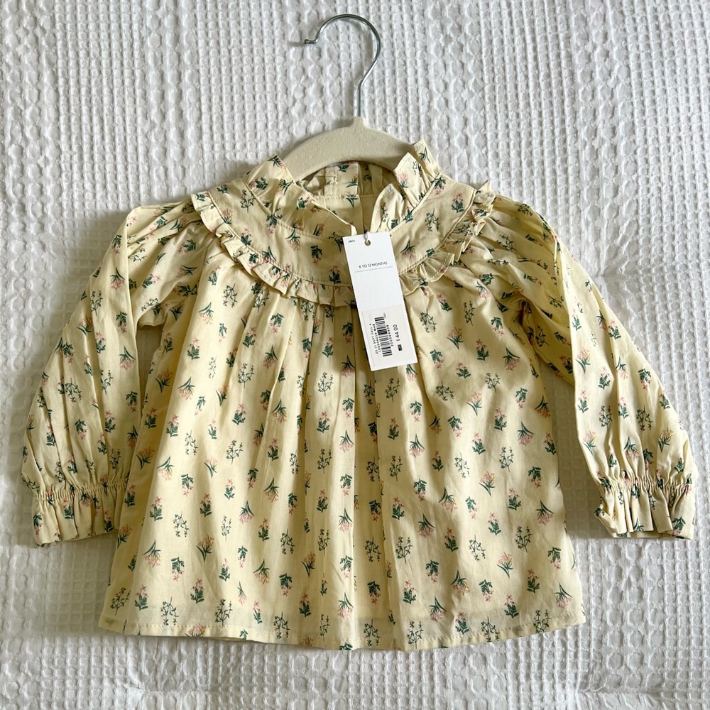 NWT Janie and Jack floral blouse